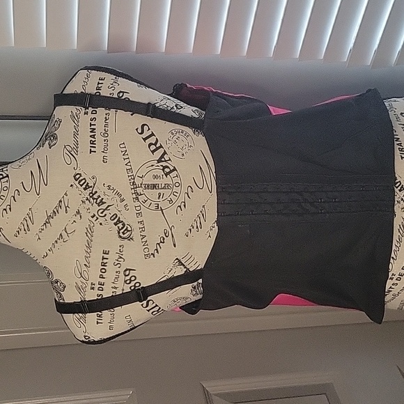 Pink & Black Cacique Corset - Picture 3 of 5